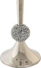 Kroonkandelaar DKD Home Decor 30 x 12 x 46 cm Zilverkleurig Aluminium Acryl Verchroomd