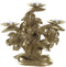 Kroonkandelaar DKD Home Decor Bloem Gouden Hars (26 x 12 x 23 cm)