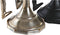 Kroonkandelaar DKD Home Decor Champagne Zwart Aluminium Personen (12 x 10 x 27 cm) (2 Stuks)