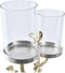 Kroonkandelaar DKD Home Decor Kristal Gouden Aluminium Vogels (29 x 15 x 48 cm)