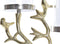 Kroonkandelaar DKD Home Decor Kristal Gouden Aluminium Vogels (29 x 15 x 48 cm)