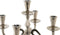 Kroonkandelaar DKD Home Decor Zilverkleurig Acryl Aluminium Verchroomd 30 x 30 x 47 cm