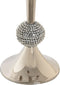 Kroonkandelaar DKD Home Decor Zilverkleurig Acryl Aluminium Verchroomd 30 x 30 x 47 cm