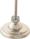 Kroonkandelaar DKD Home Decor Zilverkleurig Aluminium Acryl 10 x 10 x 25 cm Verchroomd