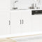 vidaXL - Spoelbakonderkast - Lucca - bewerkt - hout - wit