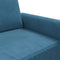 vidaXL - Tweezitsbank - 140 - cm - fluweel - blauw