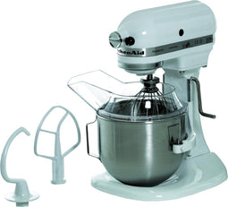 Kitchenaid 5KPM5EWH - Keukenmachine - 4,83L RVS mengkom 10 snelheden - Wit