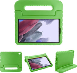iMoshion Samsung Galaxy Tab A7 Lite - Kidsproof Backcover met handvat - Groen