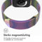 imoshion Milanees magnetisch bandje - Geschikt voor Apple Watch 1, 2, 3, 4, 5, 6, 7, 8, 9, 10 (42 mm), SE - 38/40/41 mm - Colorful - M