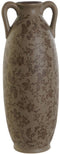 Vaas Home ESPRIT Bruin Groen Keramiek Blad van een plant 13 x 13 x 35 cm