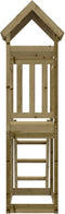 vidaXL Speeltoren met ladder en rotswand 52,5x110,5x214 cm grenenhout