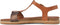 PS Poelman Lizzy - Dames Sandalen - Gespsluiting - Cognac Bruin met Metallic Brons Snake Print - Maat 40