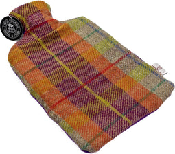 Kruik Paars Oranje - 2 liter - Harris tweed - Handgemaakt in Schotland - Caroline Wolfe Murray