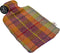 Kruik Paars Oranje - 2 liter - Harris tweed - Handgemaakt in Schotland - Caroline Wolfe Murray