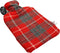 Kruik Rood Grijs - 2 liter - Harris tweed - Handgemaakt in Schotland - Caroline Wolfe Murray