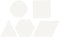 Kruissteken karton geometrisch afm 10-17 cm 230 gr wit 20stuks