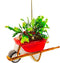 Kruiwagen met planten kerstbal - Sass & Belle