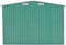 vidaXL - Tuinschuur - 257x392x181 - cm - metaal - groen