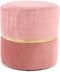 Kruk Cleopatra 625 Oud roze | Poef rond | Voetensteun