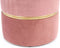 Kruk Cleopatra 625 Oud roze | Poef rond | Voetensteun