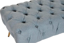 Kruk DKD Home Decor 103 x 46 x 42 cm Blauw Gouden Metaal