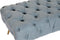 Kruk DKD Home Decor 103 x 46 x 42 cm Blauw Gouden Metaal