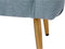 Kruk DKD Home Decor 103 x 46 x 42 cm Blauw Gouden Metaal