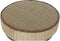 Kruk DKD Home Decor 44 x 41 x 82 cm Zilverkleurig Metaal Lichtbruin Rotan