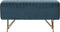 Kruk DKD Home Decor 90 x 31 x 47 cm Metaal Turkoois
