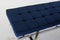 Kruk DKD Home Decor Blauw Polyester Staal (150 x 45 x 45 cm)