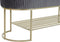 Kruk DKD Home Decor Grijs Gouden Metaal 120 x 40 x 45 cm