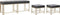 Kruk DKD Home Decor Grijs Metaal Fluweel (120 x 40 x 47 cm)