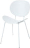 Kruk DKD Home Decor Zwart Metaal Wit Polypropyleen (52,5 x 49 x 104 cm)
