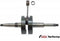 Krukas Top racing Peugeot verticaal motor tot bj. 2004 pen 12mm standaard model 50cc 2 takt
