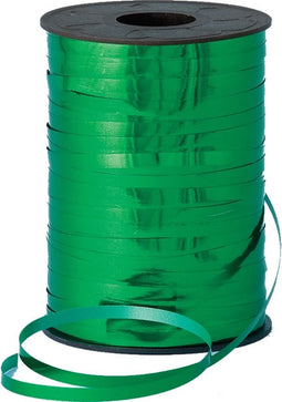 Krullint metallic groen 10 mm. 12107.