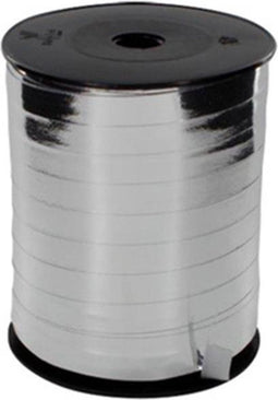 Krullint zilver metallic 10 mm. 12105.