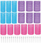Krulspelden set 18 rollers - 3 maten - Incl. 20 haarklemmen - Haar - Kleef - Rollers - Groot - Heatless Curls - Hair curler - Zonder hitte - Krullers