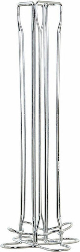 Krups, Dolce Gusto, Nescafe Koffiecapsule Organizer voor 12 Capsules - DKD Home Decor - Zilver Metaal (13x13x37 cm)