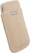 Krusell Luna Nubuck Lederen Beschermhoes - L - Beige