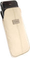 Krusell Luna (zacht lederen tas - maat L) - Beige
