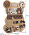 Kruzzel Beer Manipulatiebord 14-in-1: Educatief en Interactief Speelgoed