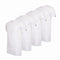 Cappuccino Italia - Heren 4-Pack T-shirt - Extra Lang - Wit - Maat 3XL
