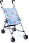 Bayer Design - Poppenbuggy - Voor poppen tot 46 cm - Blauw met Koeien