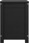 vidaXL - Opbergbox - zwart - 60x32x45,5 - cm - massief - grenenhout