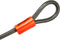 Kryptonite KryptoLok Standard Mini-7 Beugelslot met Kabel – Fiets – ART-2 Slot – Beugelslot (Elektrische) Fiets – 17,8x8,2 cm - Kabel 120 cm lang – Oranje/Zwart