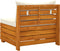 vidaXL - Tuinbank - 2-zits - met - kussens - massief - acaciahout