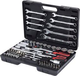 KS Tools 1/4"+1/2" dopsleutelset 82-dlg 911.0682