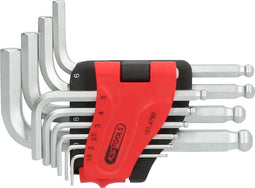 KS Tools 151.4780 Inbus Haakse schroevendraaierset 1.5 mm, 2 mm, 2.5 mm, 3 mm, 4 mm, 5 mm, 6 mm, 7 mm, 8 mm, 10 mm 10-d