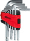 KS Tools 151.4780 Inbus Haakse schroevendraaierset 1.5 mm, 2 mm, 2.5 mm, 3 mm, 4 mm, 5 mm, 6 mm, 7 mm, 8 mm, 10 mm 10-d