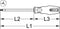KS Tools 159.1258 Tri-Wing schroevendraaier